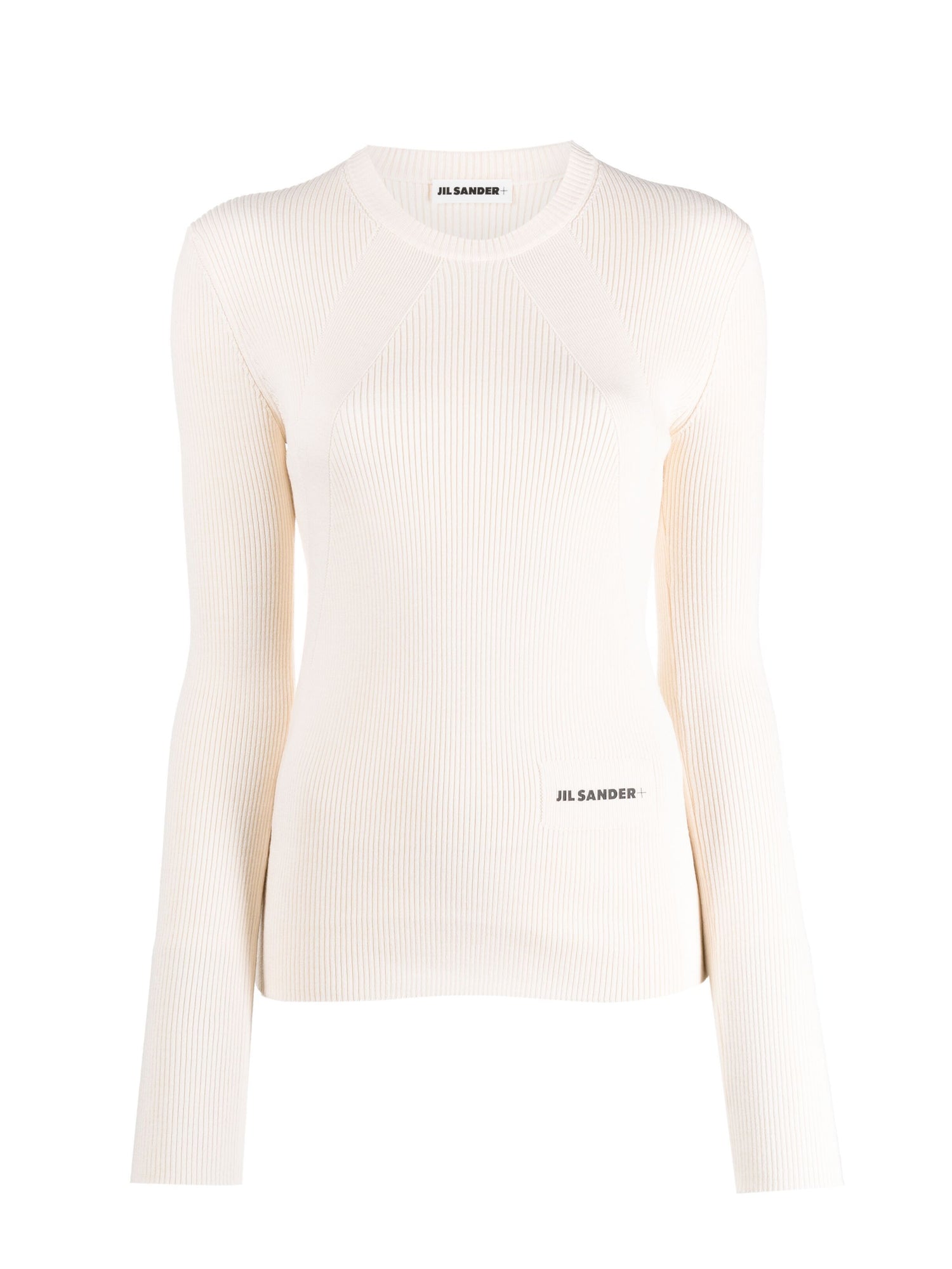 Crew neck sweater, Ivory