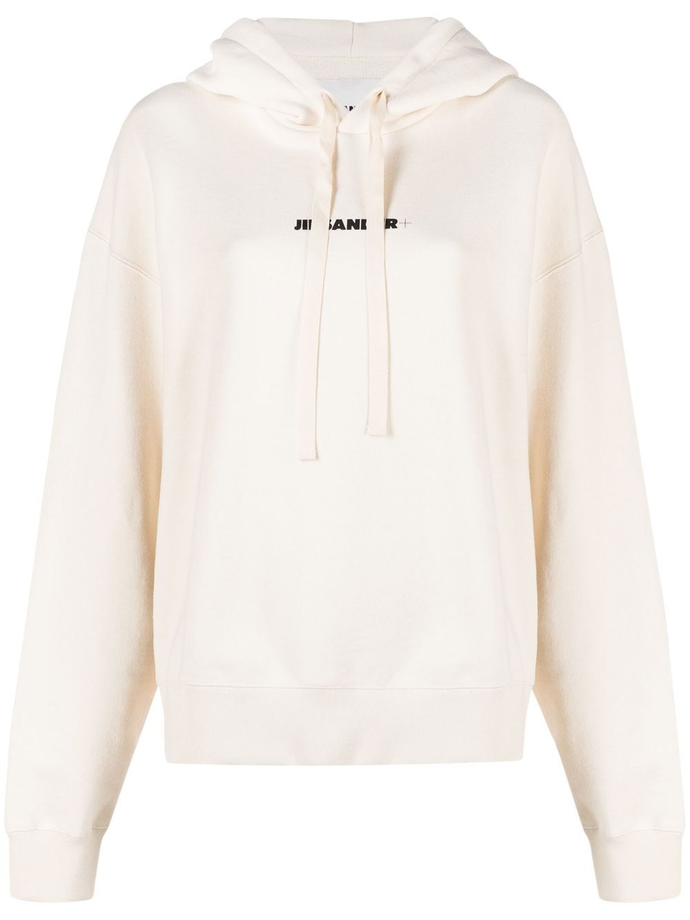 Hooded Logo Sweatshirt, ivory