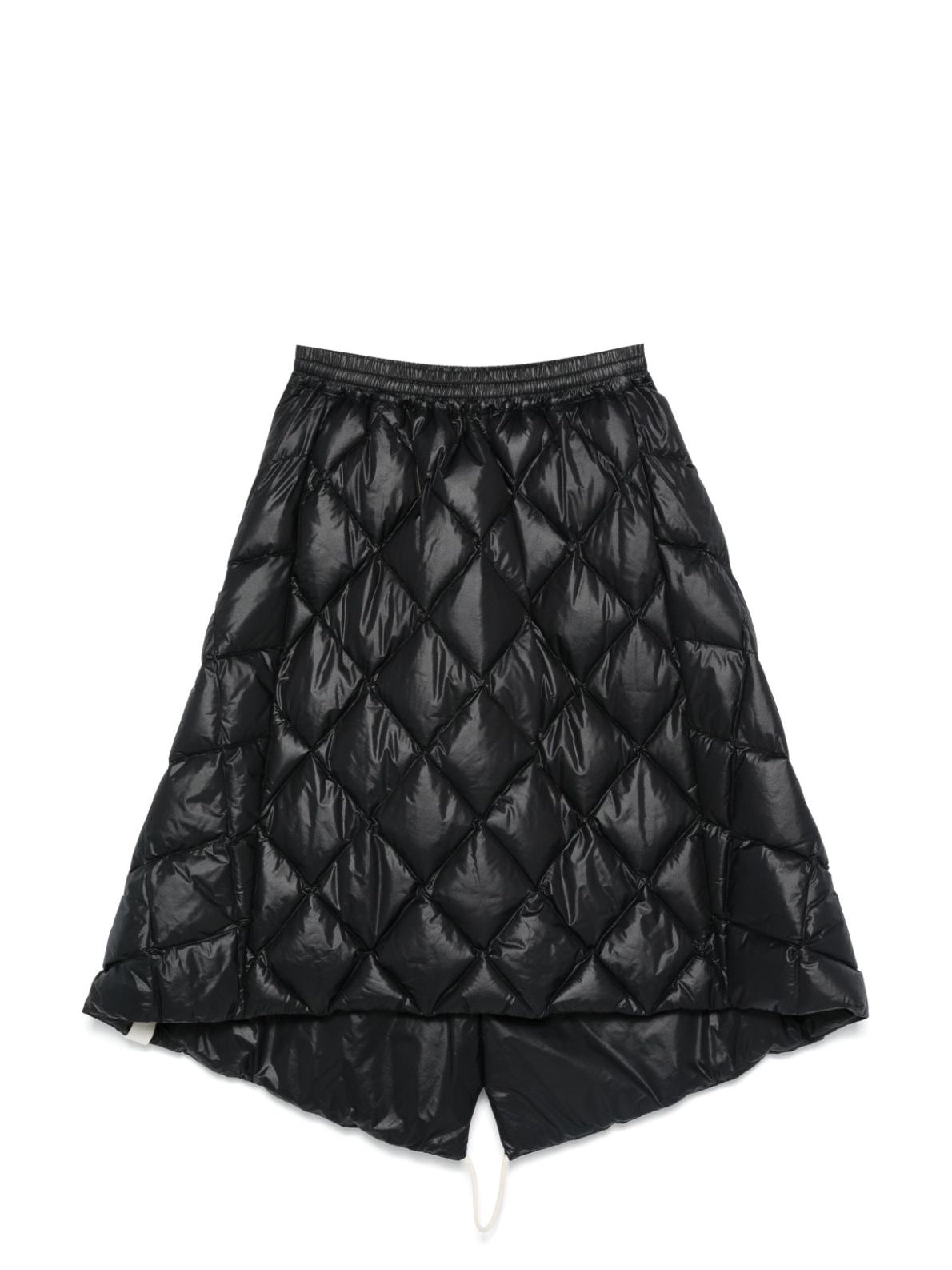 Quilted Down Skirt, black