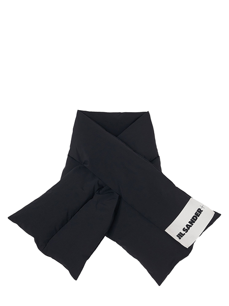 JIL SANDER: Down scarf, black – My o My - Main Image