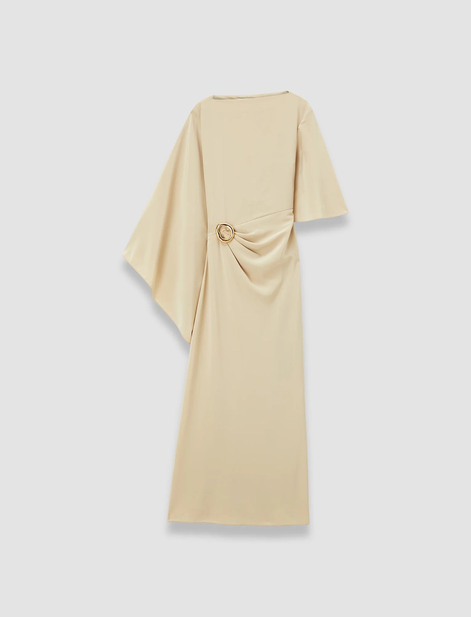 Joya dress satin twill, beige