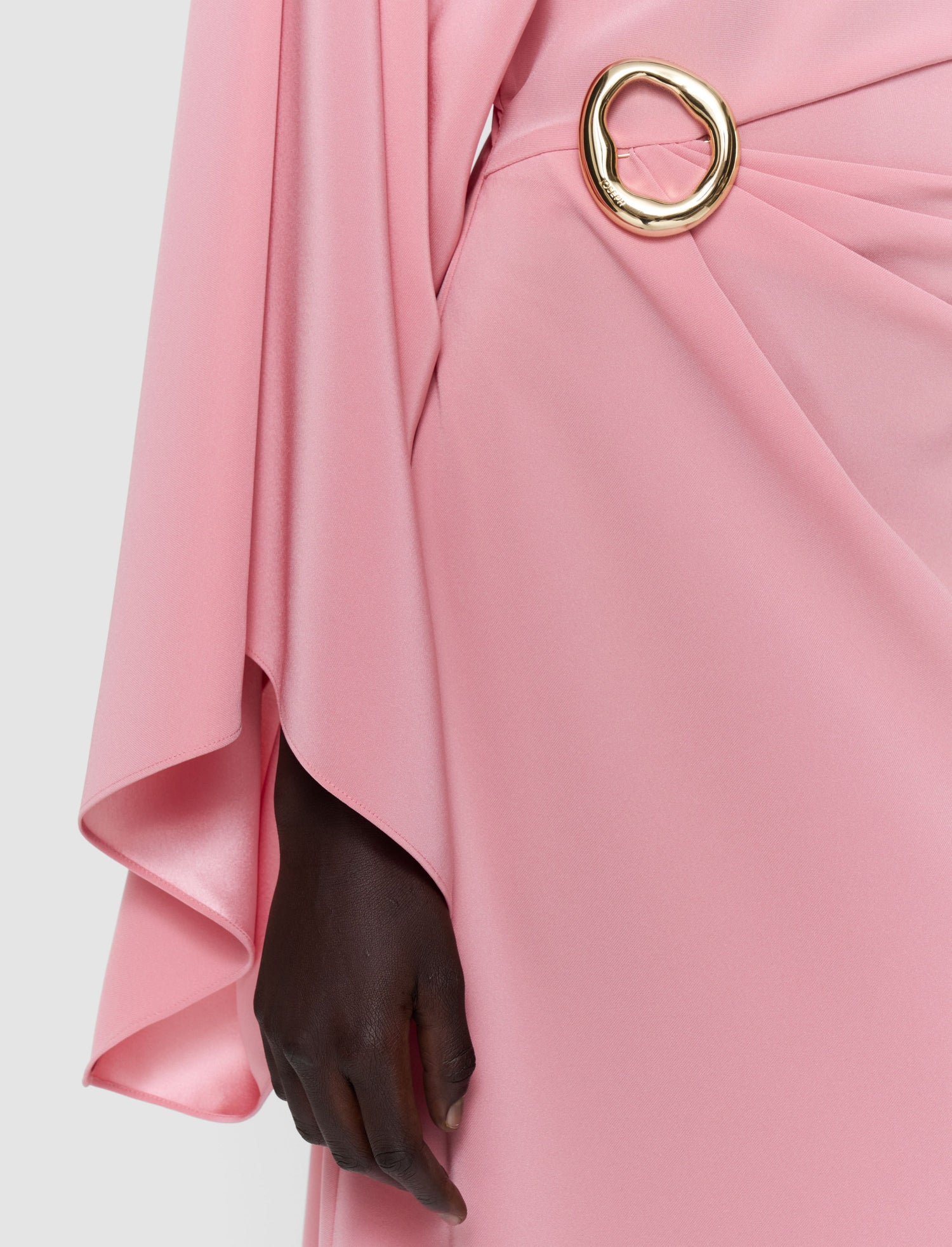 Joya dress satin twill, blush