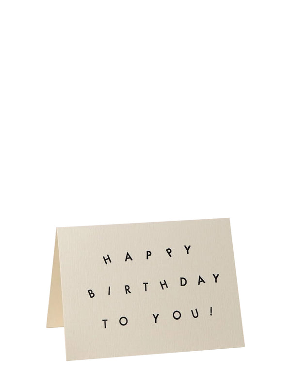 HP Happy birthday to you jumping letters birthday card