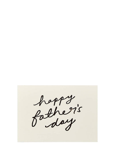 Happy father's day cursive father's day card