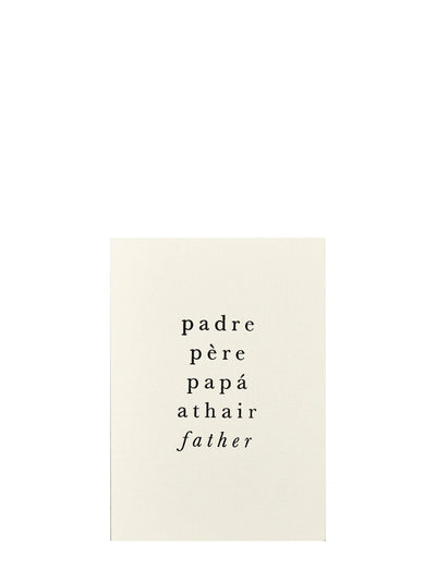 Padre père papá father's day card