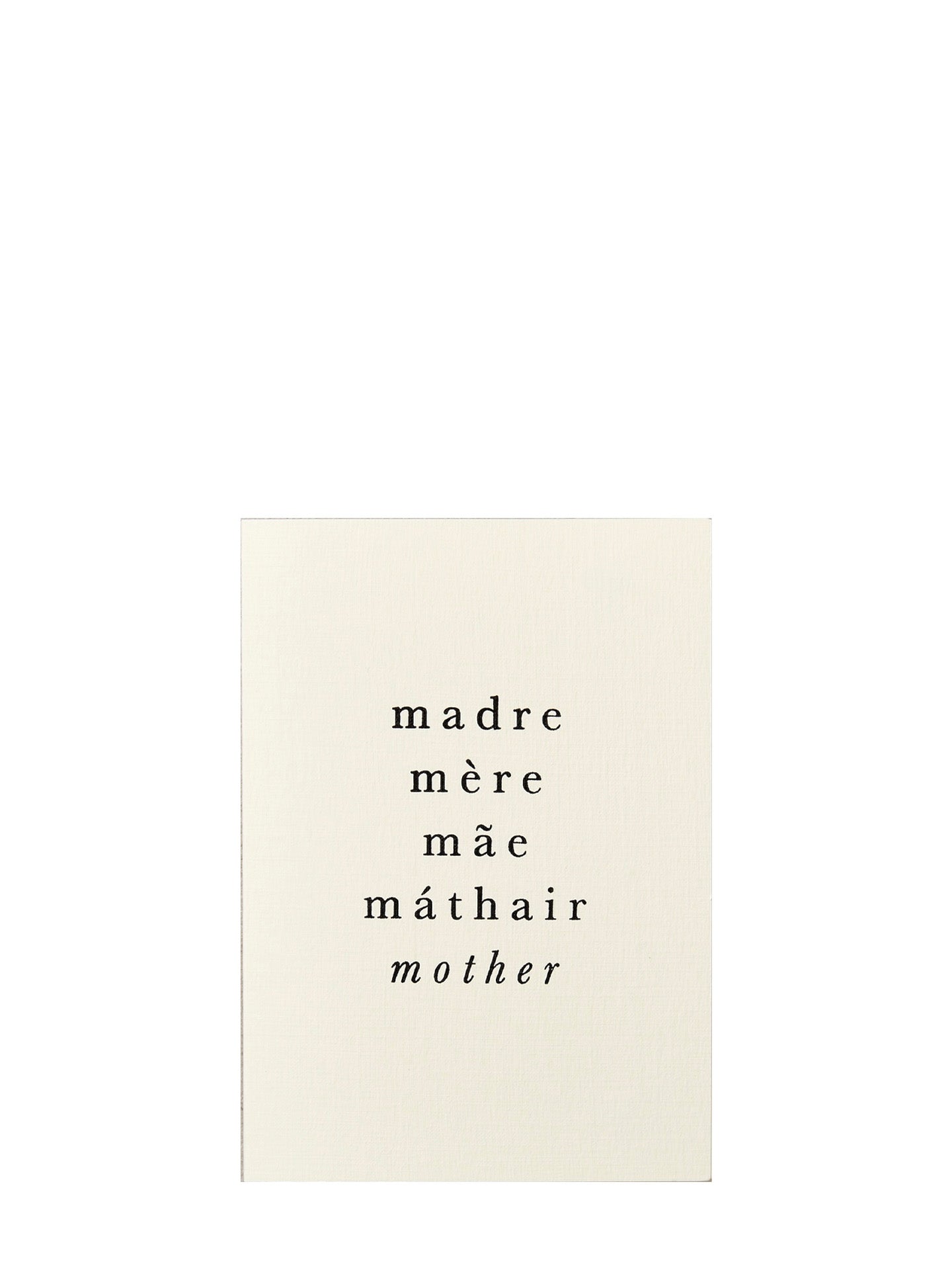Madre Mother's day card