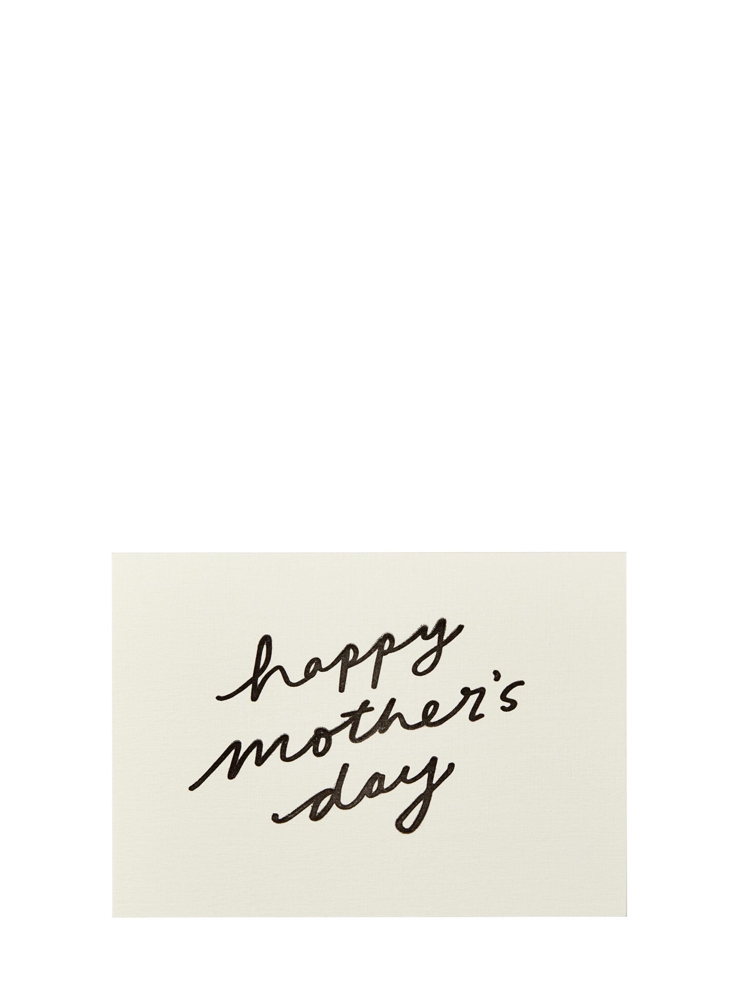Mother's day cursive Mother's Day card