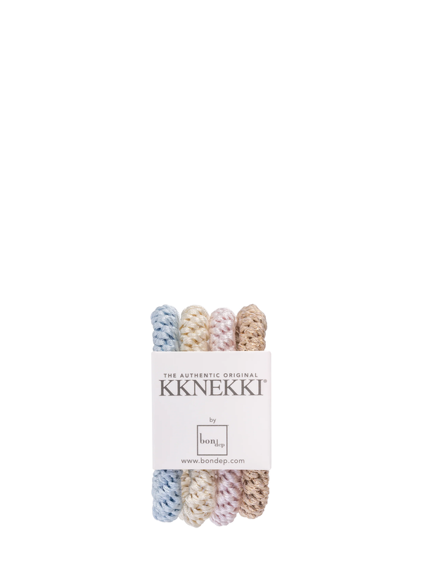 KKNEKKI Bundle 37 pastels, set of 4 hair ties