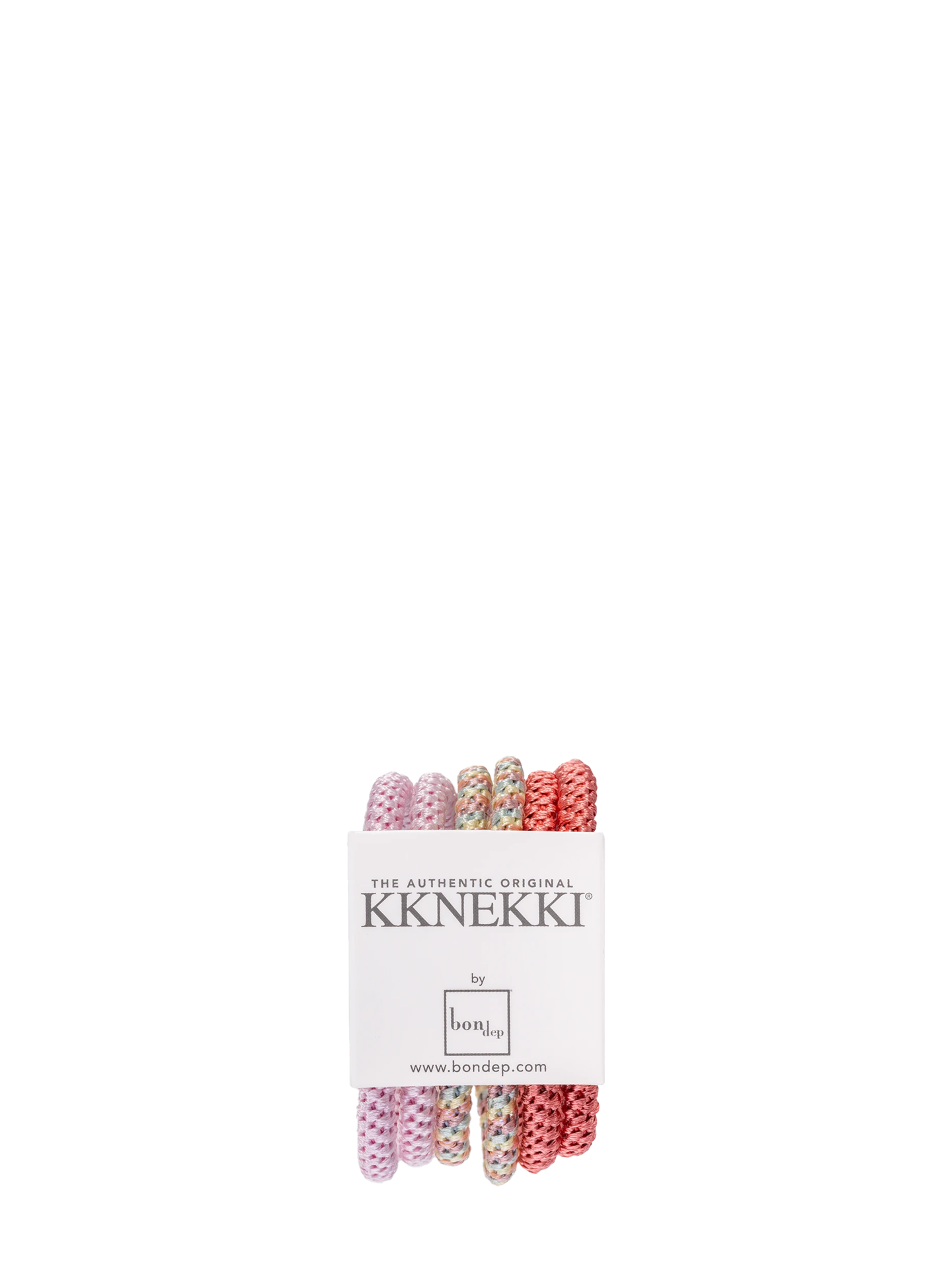 Kknekki Slim bundle 5 set of 6 hair ties, pinks, peaches