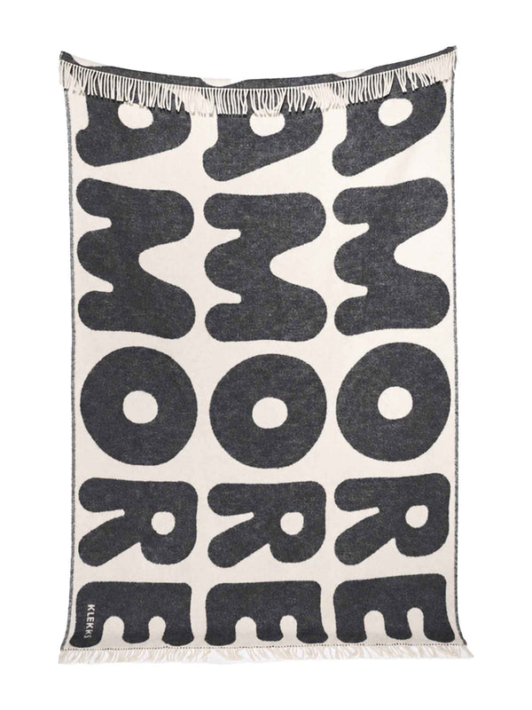 No. 11 amore wool blanket, black