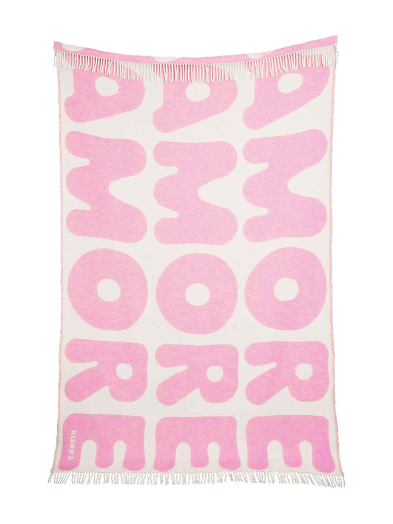 No. 11 amore wool blanket, rose
