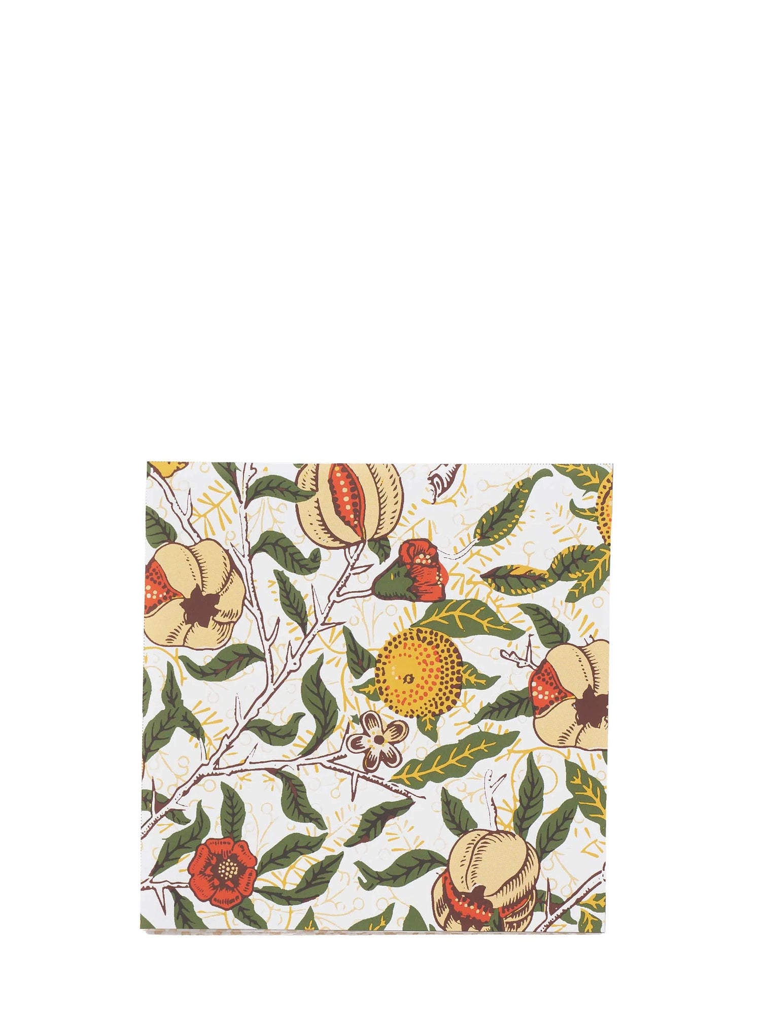 Fruit paper napkins. Print by William Morris.