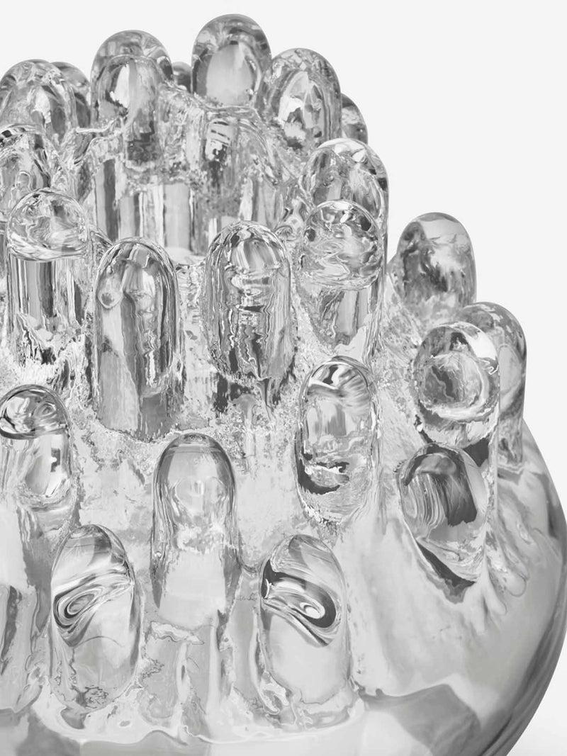 Polar glass votive candleholder, clear (20 cm)