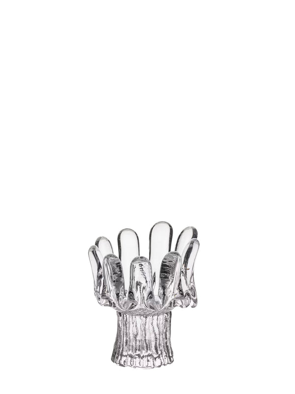 Sunflower medium glass votive candleholder, clear (11,5 cm)