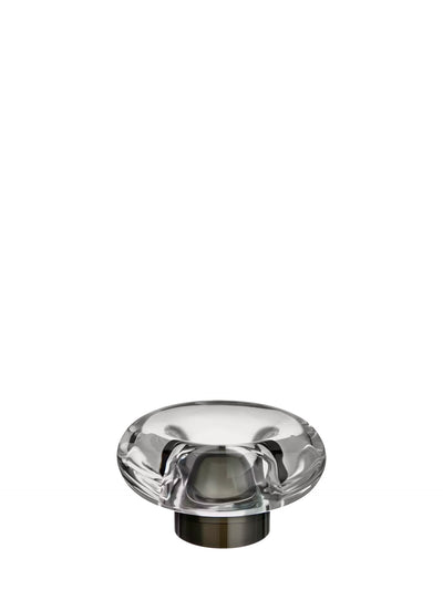 Orion glass votive candleholder, grey (6 cm)