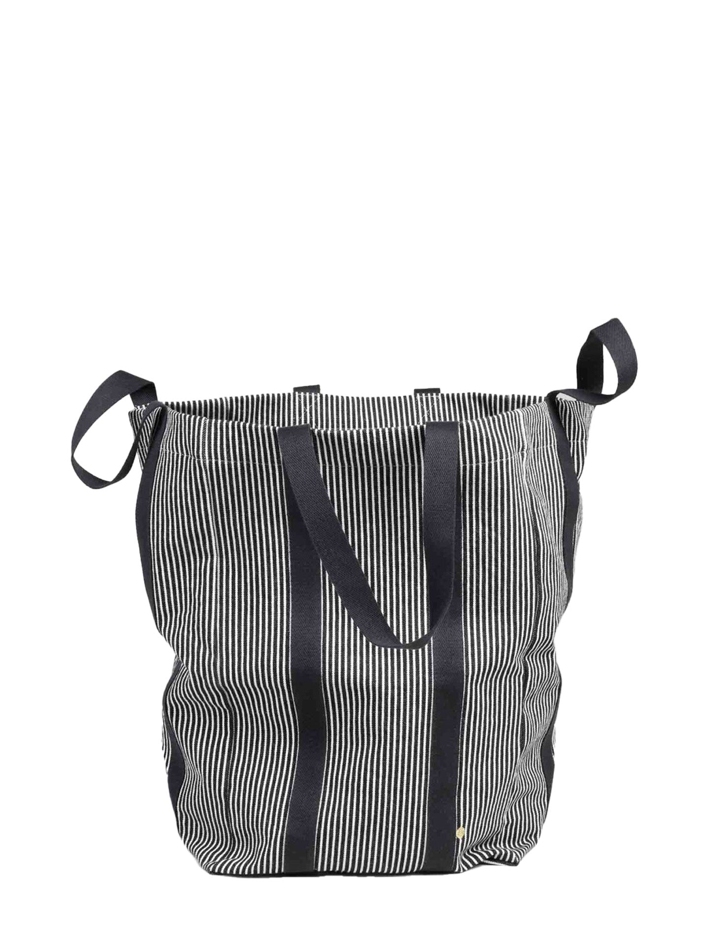 Maxi Basile Poppins canvas bag, stripe (48 x 33 x 33 cm)