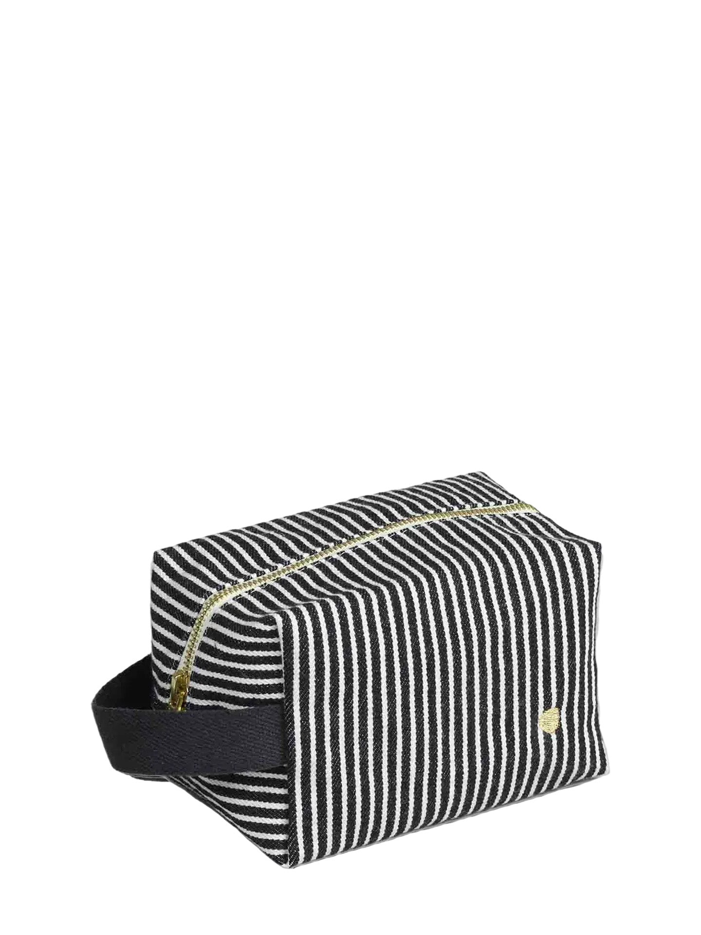 Basile S cube cosmetic pouch, stripe (10 × 16 × 10 cm)