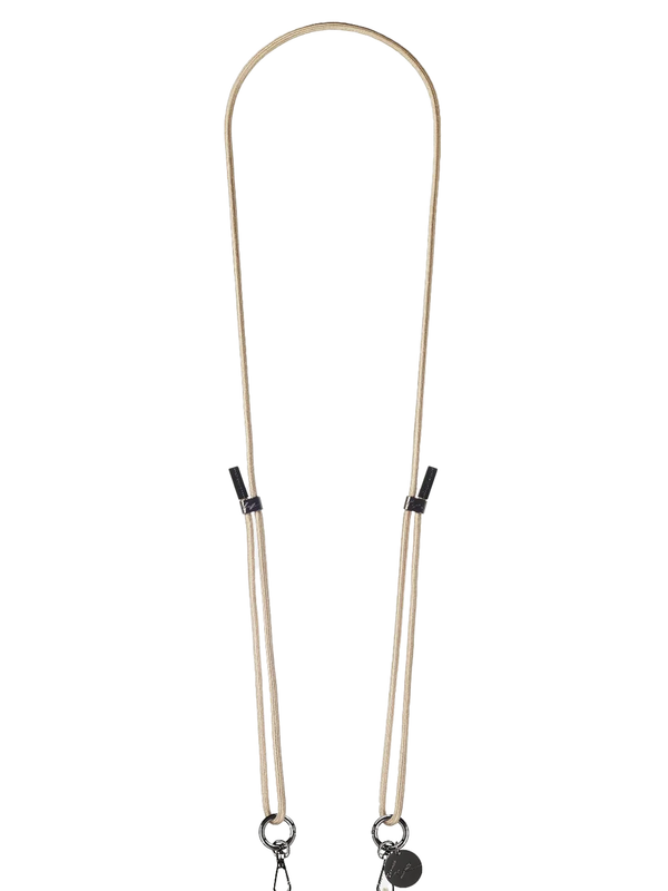 Crossbody strap for iPhone, Nae beige