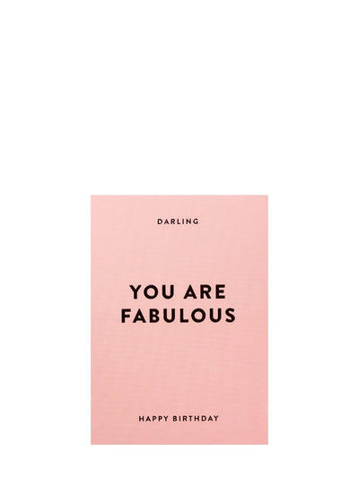 Darling You A Fabulous Birthday Card