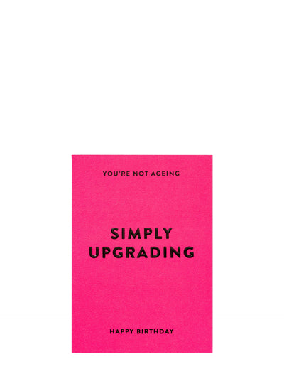 Just upgrading hot pink birthday card