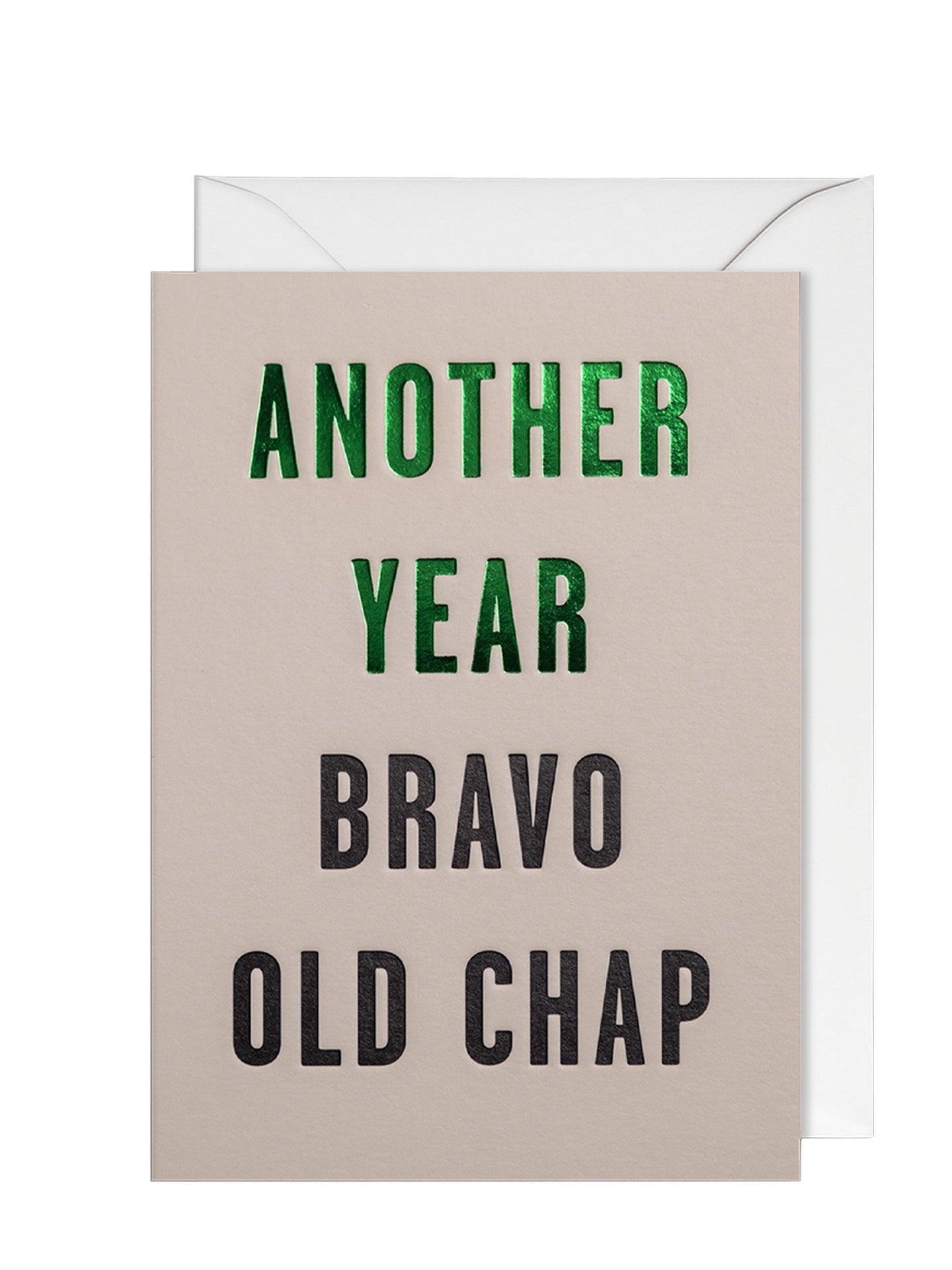 Another Year! Bravo Old Chap Birthday Card by Postco