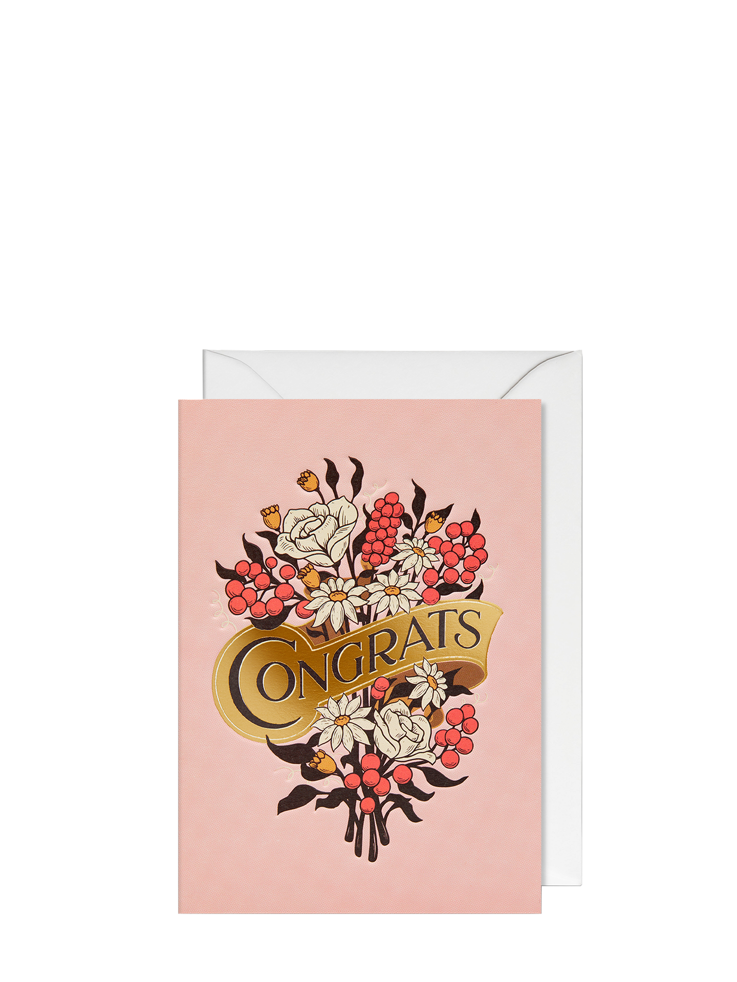 Floral Bouquet Congrats Card by Tobias Saul