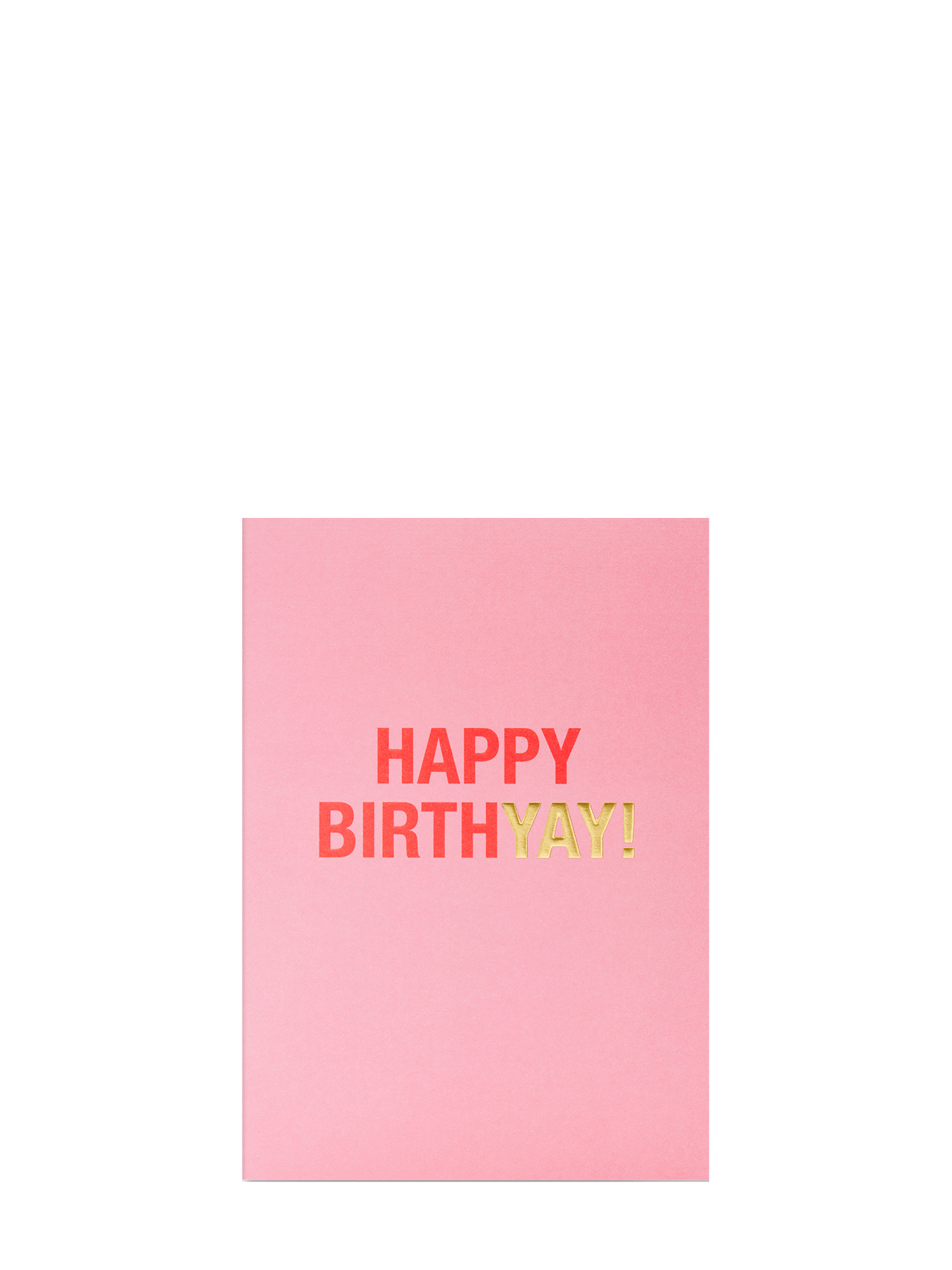 Happy birthYAY! birthday card by Postco