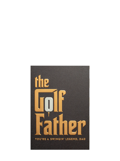 The Golf Father Father's day card, Postco