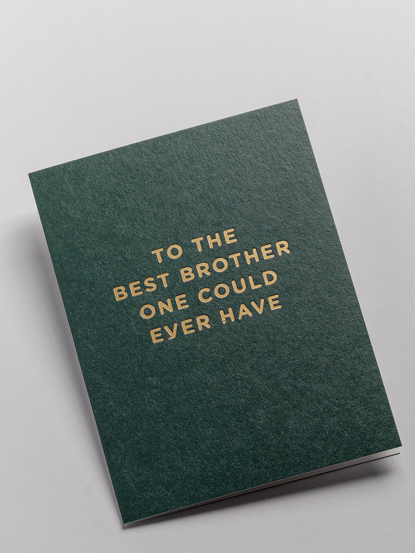 Best brother one could green love & friendship mini card by Cherished