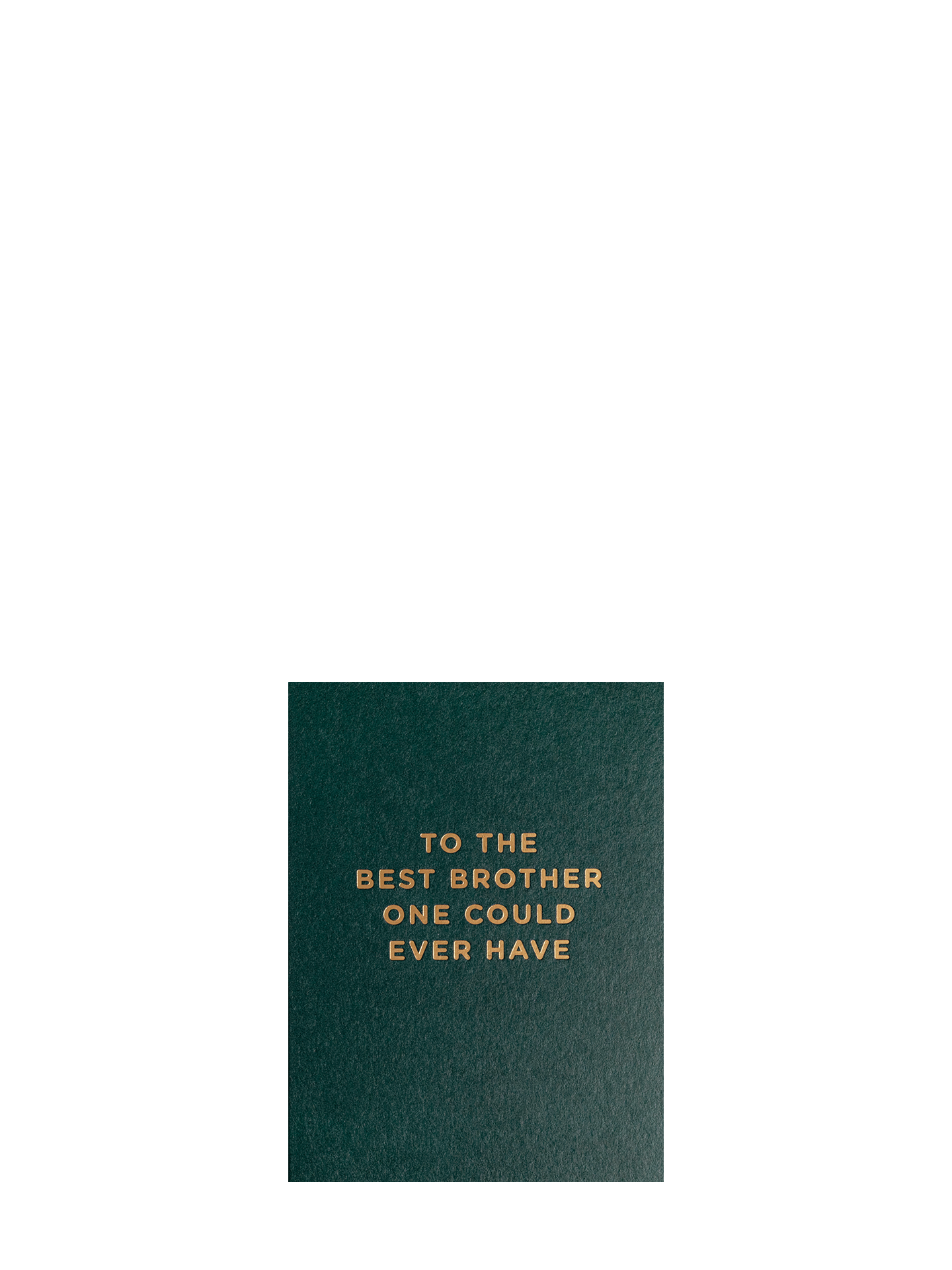 Best brother one could green love & friendship mini card by Cherished