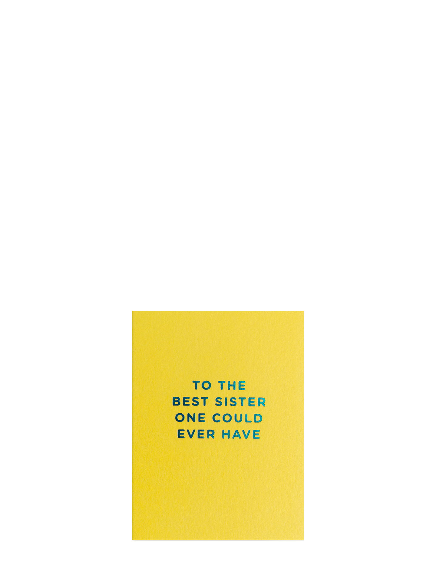 Best sister one could love & friendship mini card by Cherished