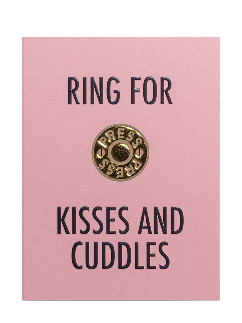 Ring for cuddles, mini love & friendship card