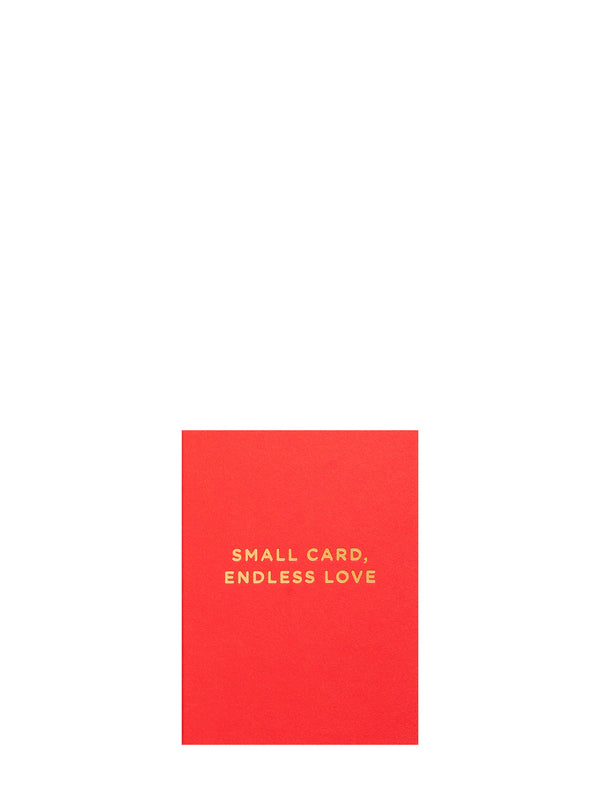 Small Card - Endless Love, mini love & friendship card