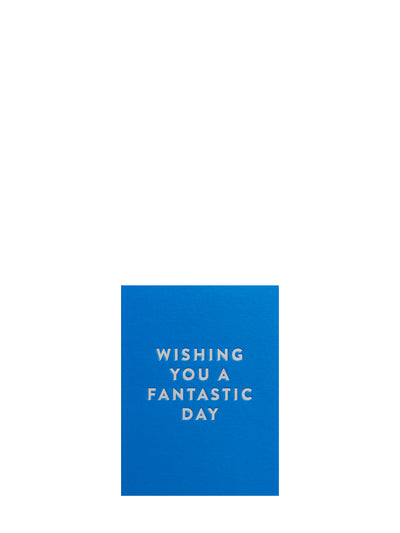 Wishing Fantastic Day, birthday mini card