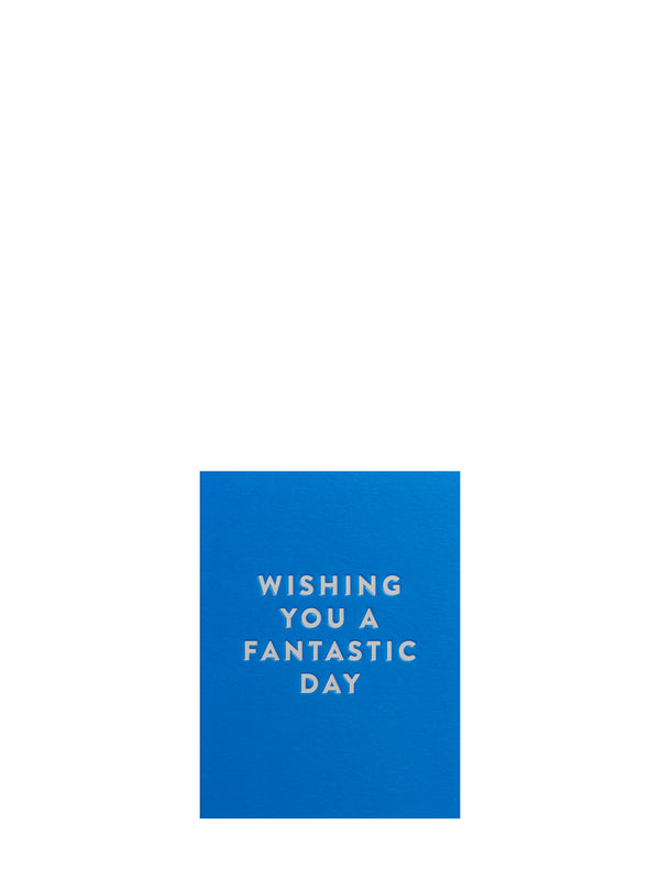 Wishing Fantastic Day, birthday mini card