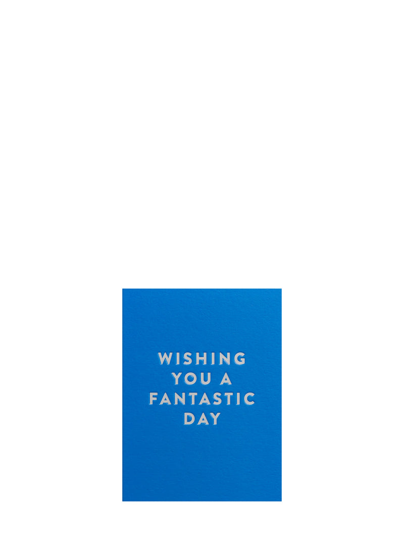 Wishing Fantastic Day, birthday mini card