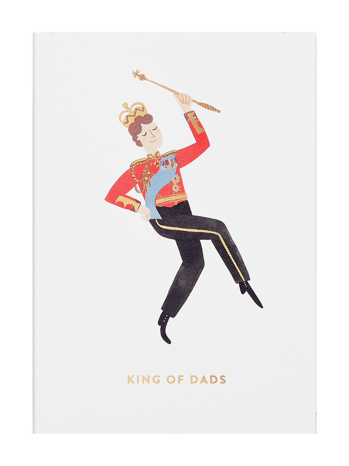 King of dads Father's Day card by Meghann Rader