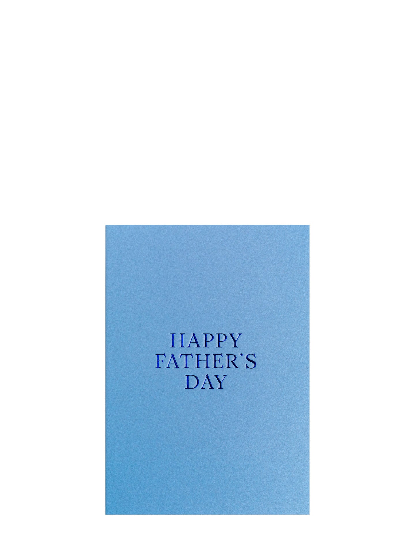 Simple subtle light blue Father's Day card