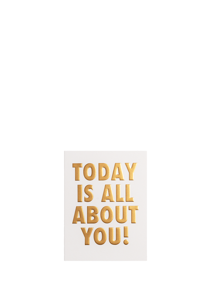 Today is all about you mini all occasions Card