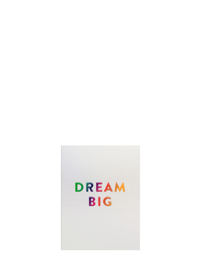 Dream Big, mini encouragement minni card