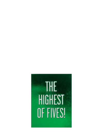 The Highest of Fives Mini Card by Kelly Hyatt