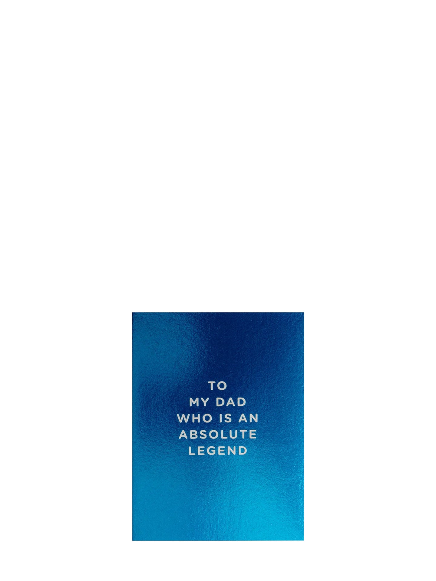 To dad absolute legend mini Father's Day card