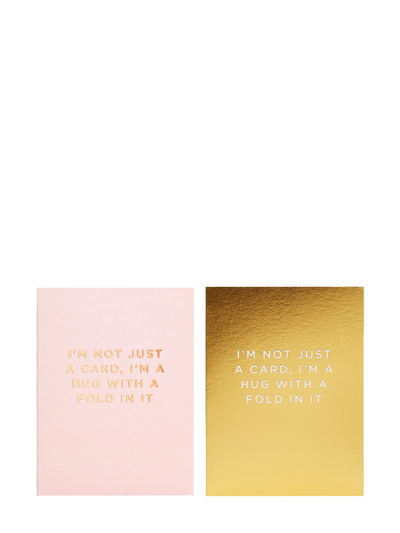 I’m Not Just a Card Love Mini love & friendship card card, Gold or Pink