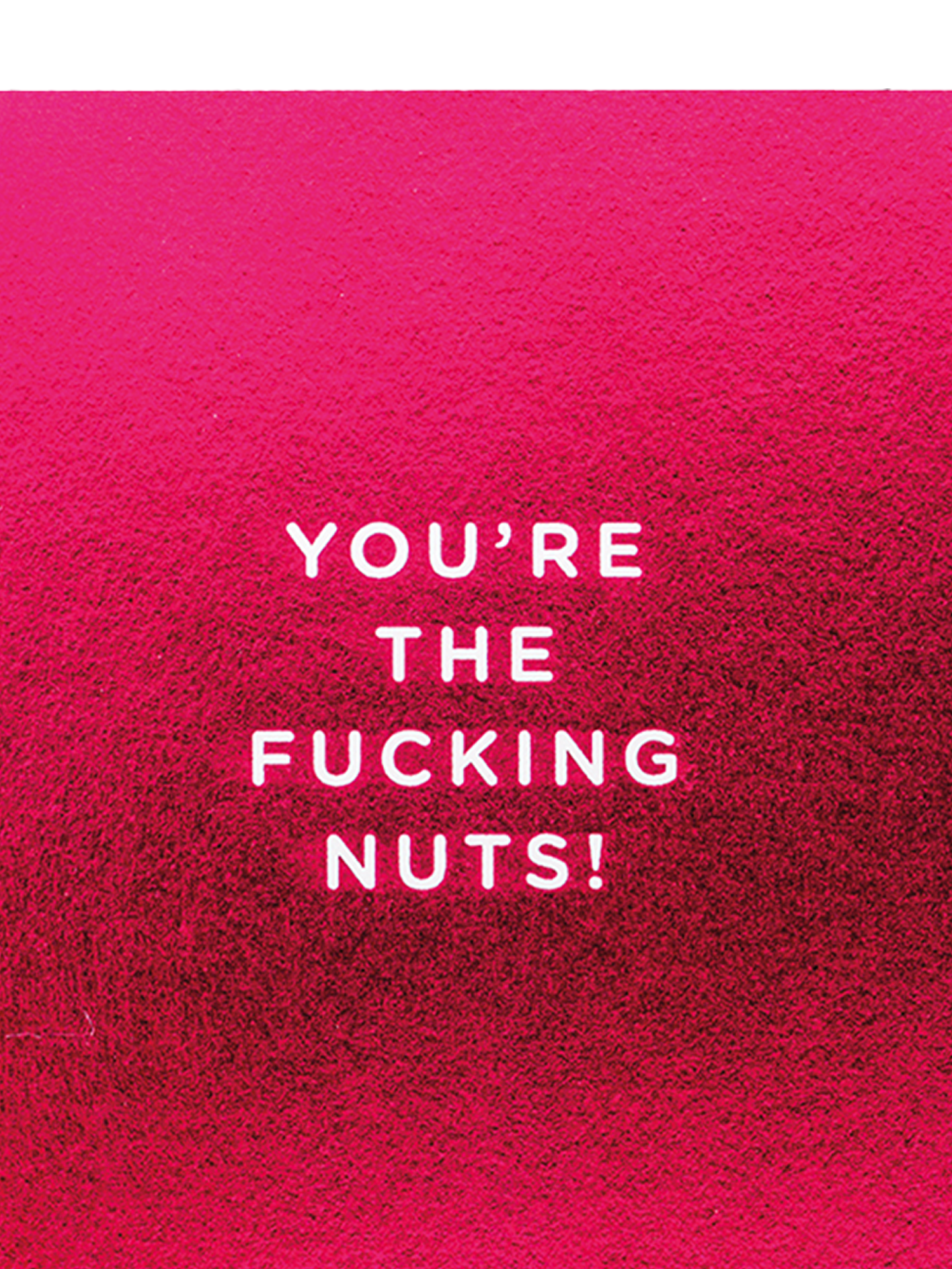 You're The Fucking Nuts love & friendship card by Cherished