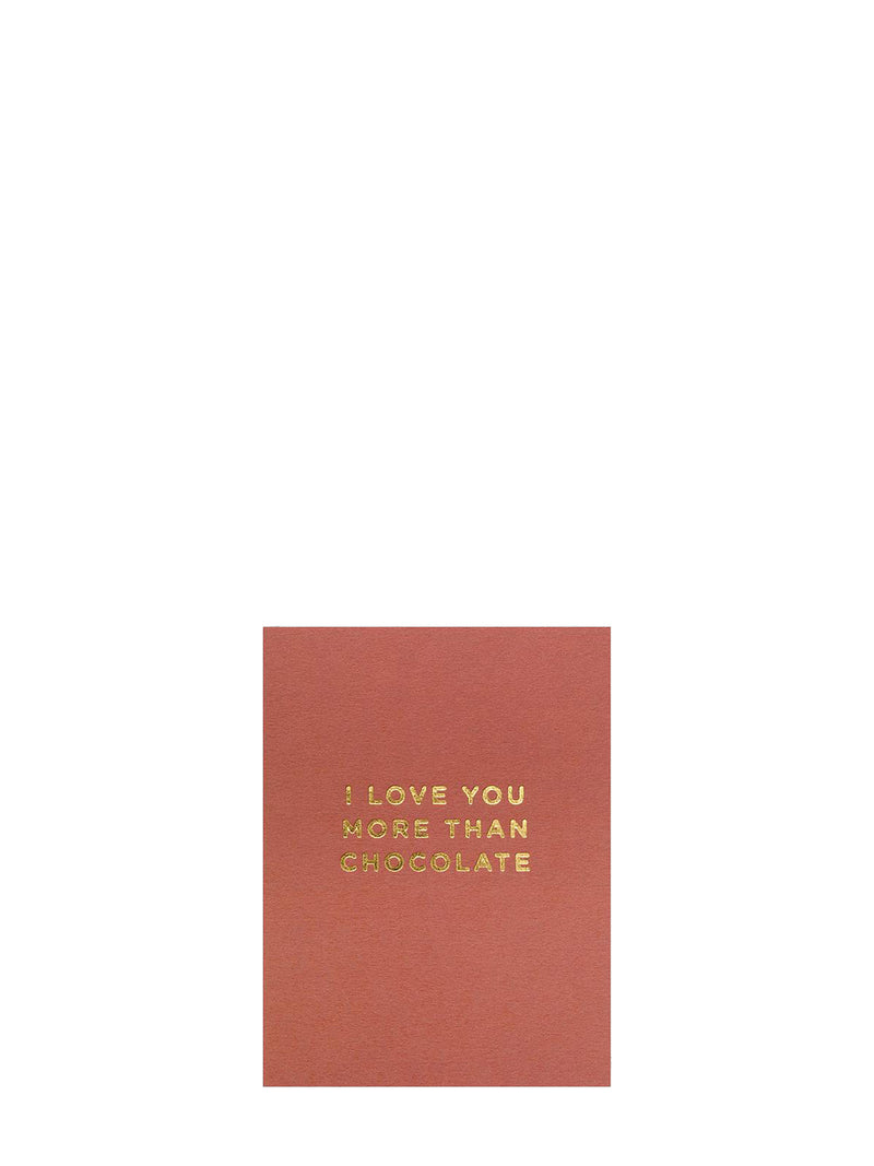 More than chocolate, mini love & friendship card