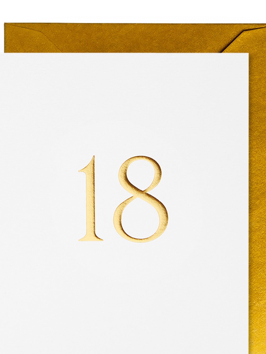 18th Milestone mini birthday card