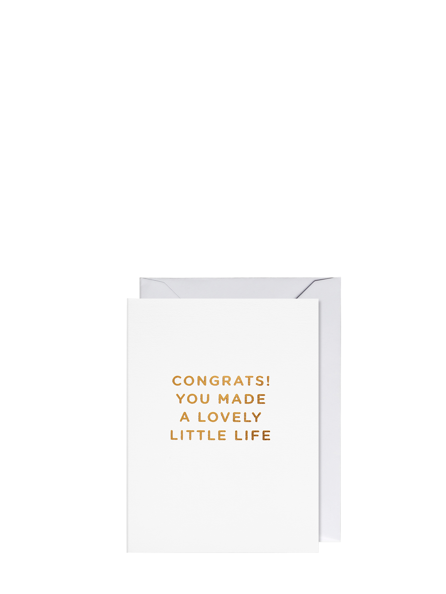 Congrats! You Made a Lovely Little Life Mini New Baby Card by Cherished