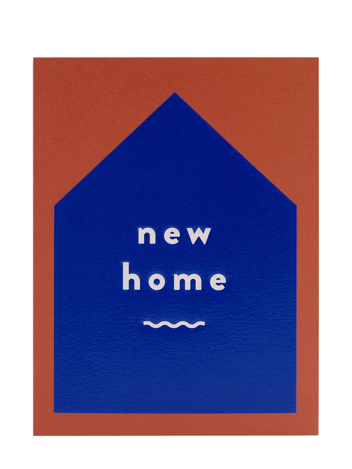 Minimalistic house new home mini card