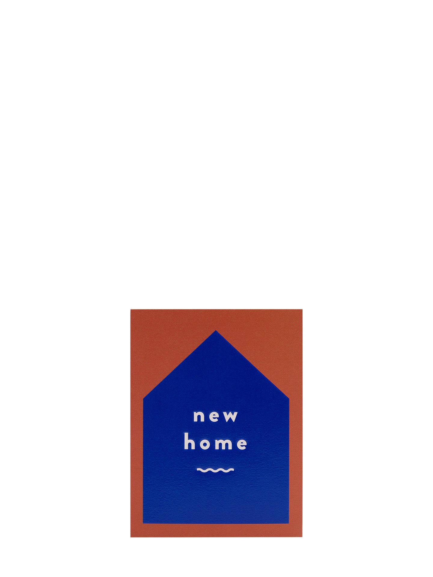 Minimalistic house new home mini card