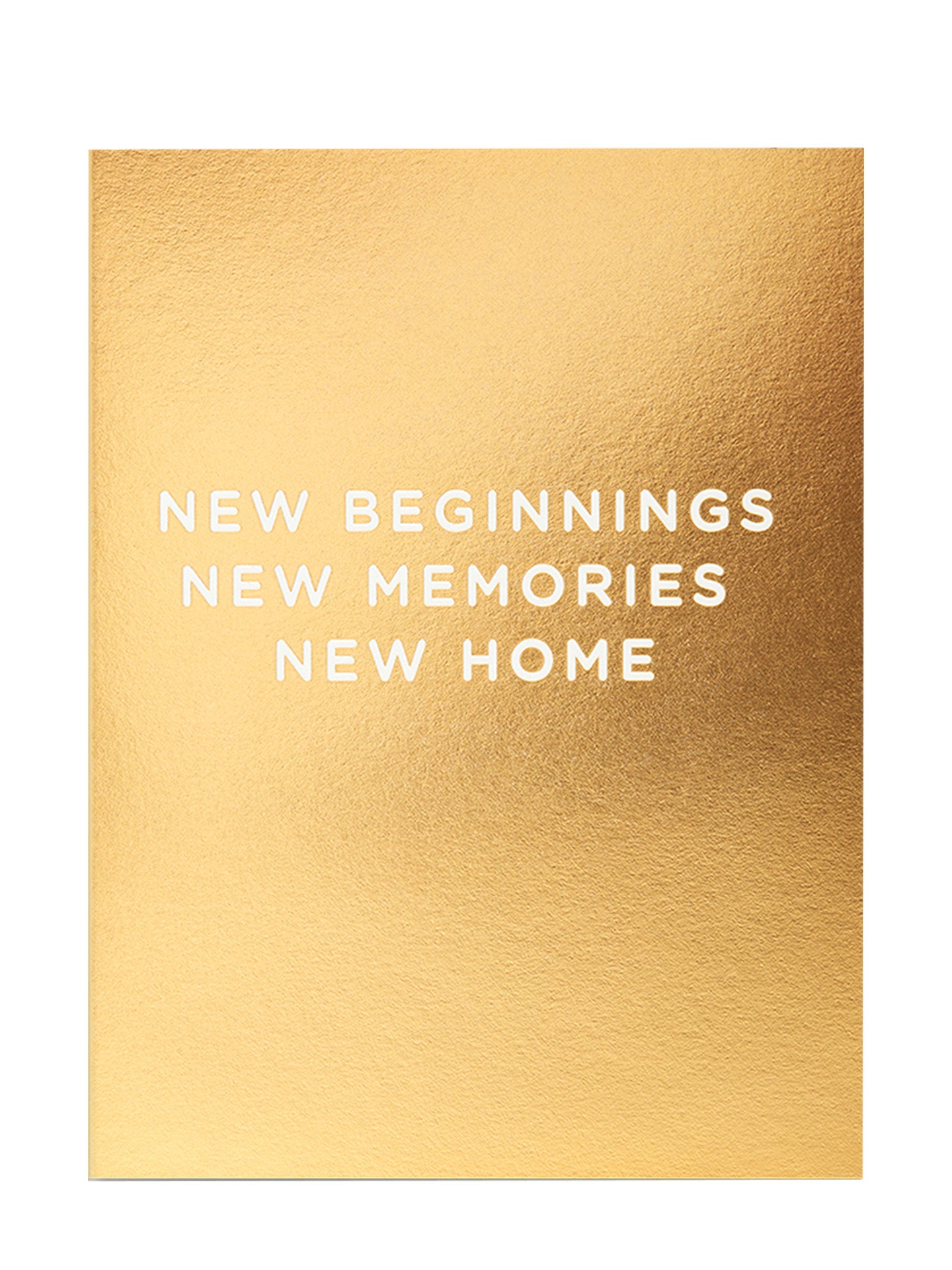 New beginnings golden new home mini card